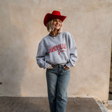 Grey Nashville Christmas Crewneck