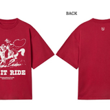 Let It Ride Graphic Tee - RED