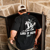 Let It Ride Graphic Tee - BLACK