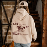 Let It Ride Hoodie - BONE