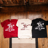 Let It Ride Graphic Tee - BLACK