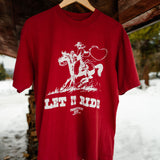 Let It Ride Graphic Tee - RED