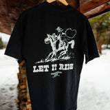 Let It Ride Graphic Tee - BLACK