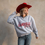 Grey Nashville Christmas Crewneck