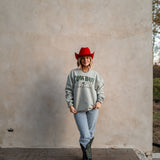 Sage Cowboy Christmas Crewneck