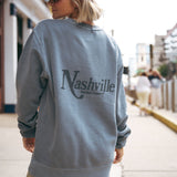 Nasvhille! Now That's Country Crewneck - Slate