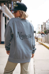 Nasvhille! Now That's Country Crewneck - Slate