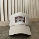 Locals Don't Like Broadway Cream Trucker Hat