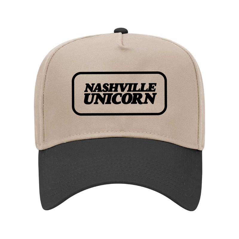Nashville Unicorn Canvas Trucker Hat