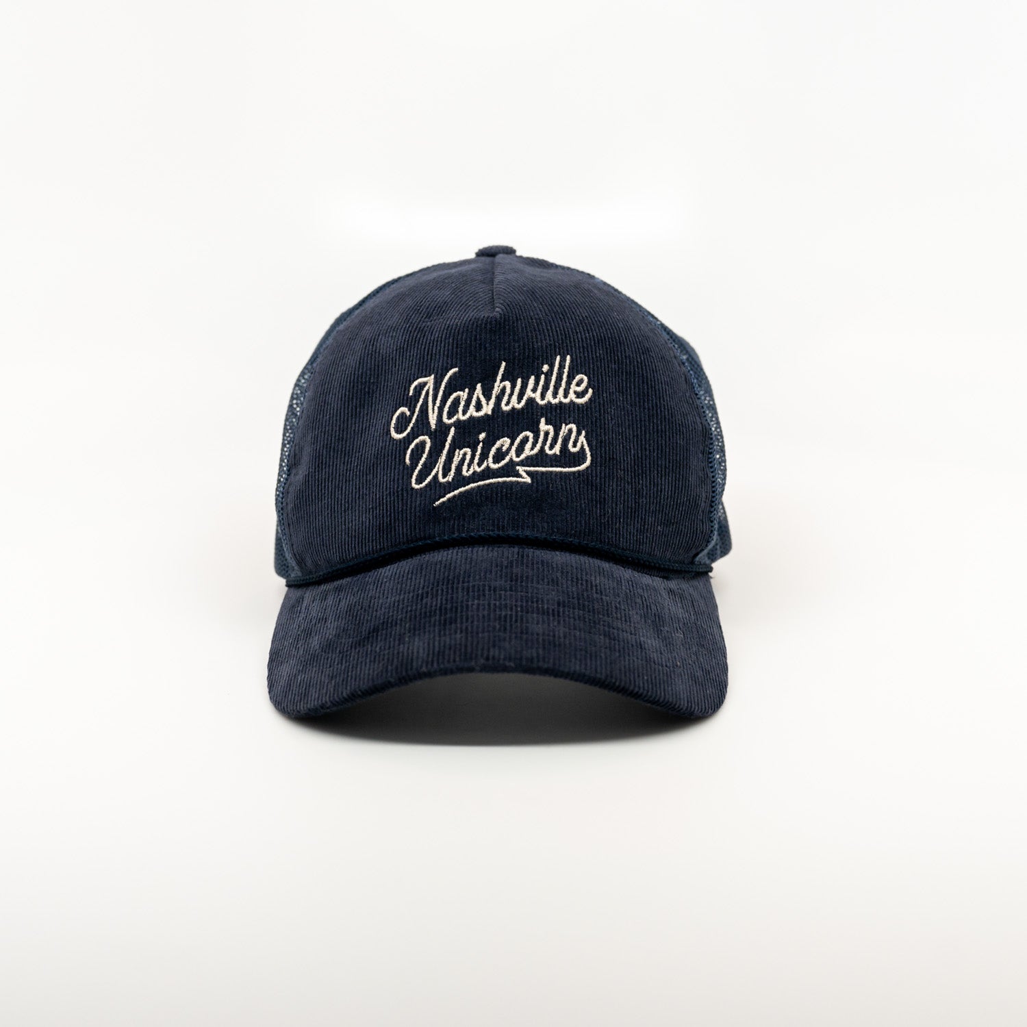 Nashville Unicorn Corduroy Trucker Hat