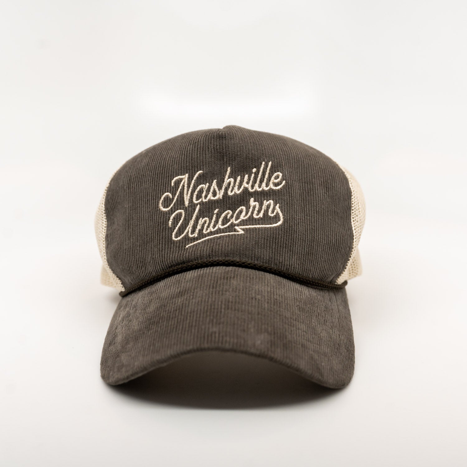 Nashville Unicorn Corduroy Trucker Hat