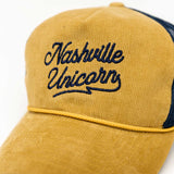 Nashville Unicorn Corduroy Trucker Hat