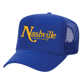 Nashville! Now That's Country Trucker Hat Blue