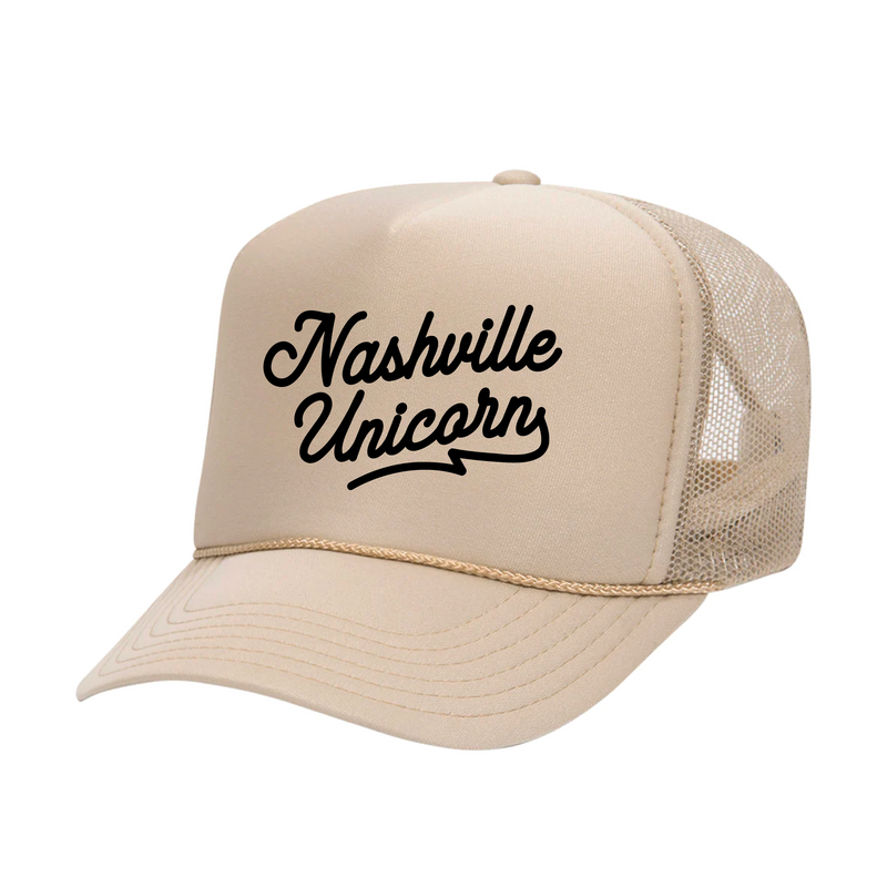 Nashville Unicorn Foam Trucker Hat
