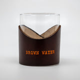 Brown Water Lowball Glass