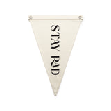 Stay Rad Pennant Natural